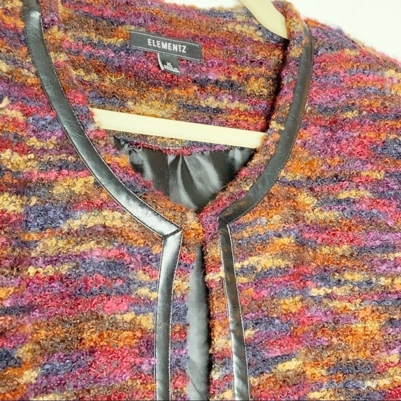 elementz cardigan. Multicolored. Size XL - Picture 3 of 6